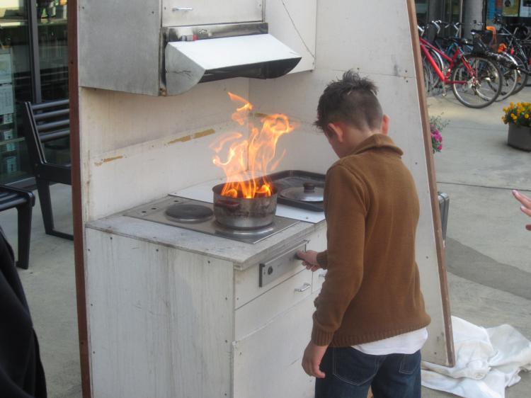 Pfannenbrand löschen