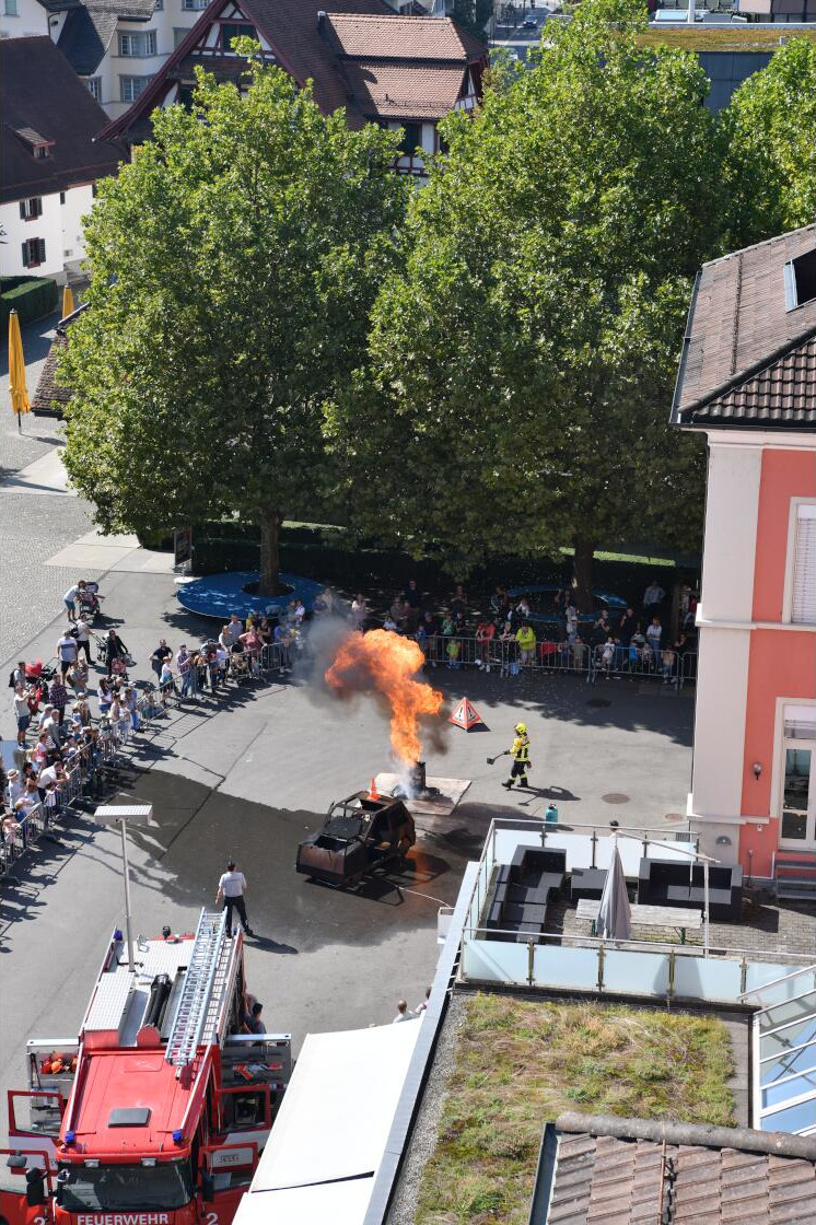 Fettexplosion aus der Vogelperspektive