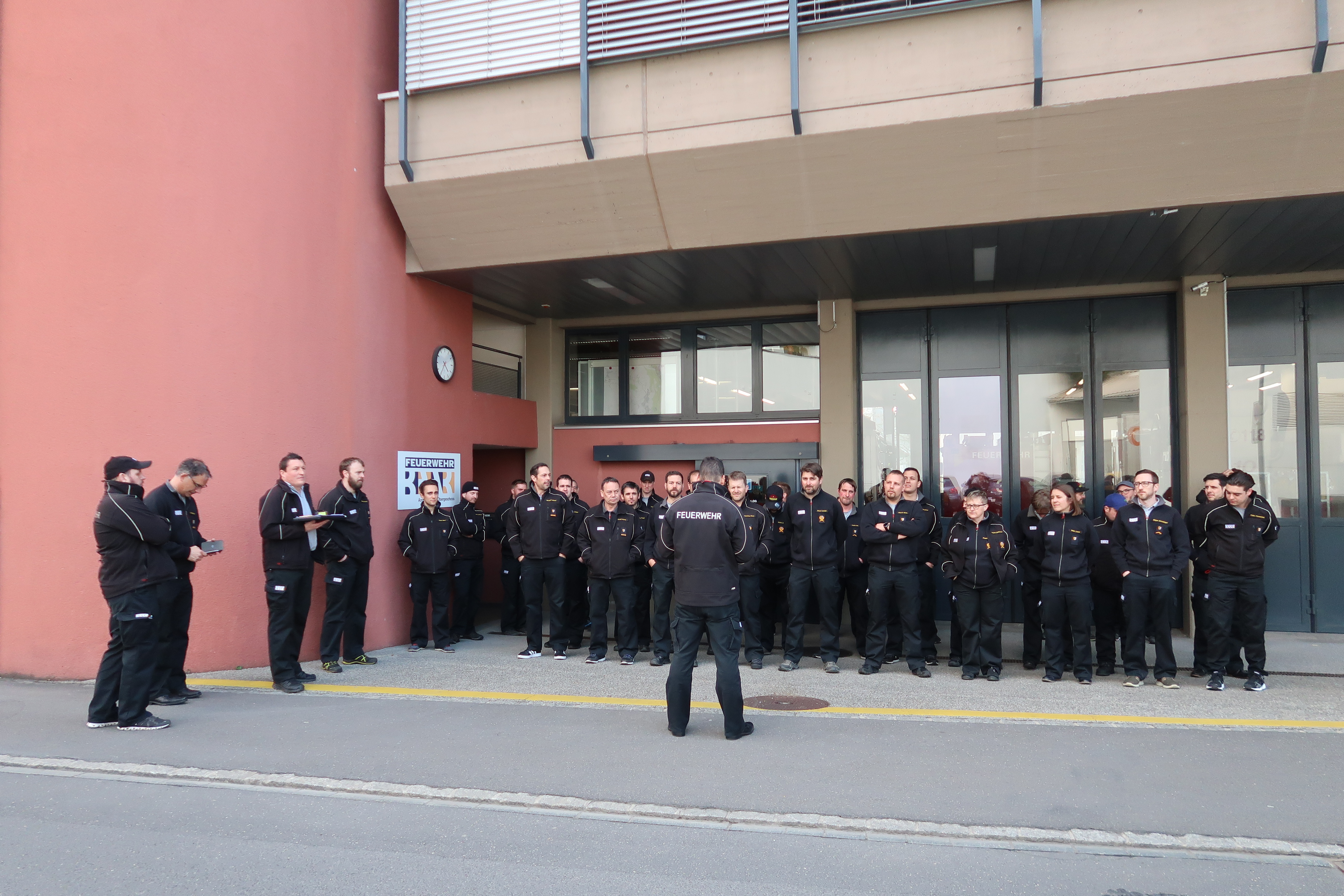 Abtreten Kader Feuerwehr Baar