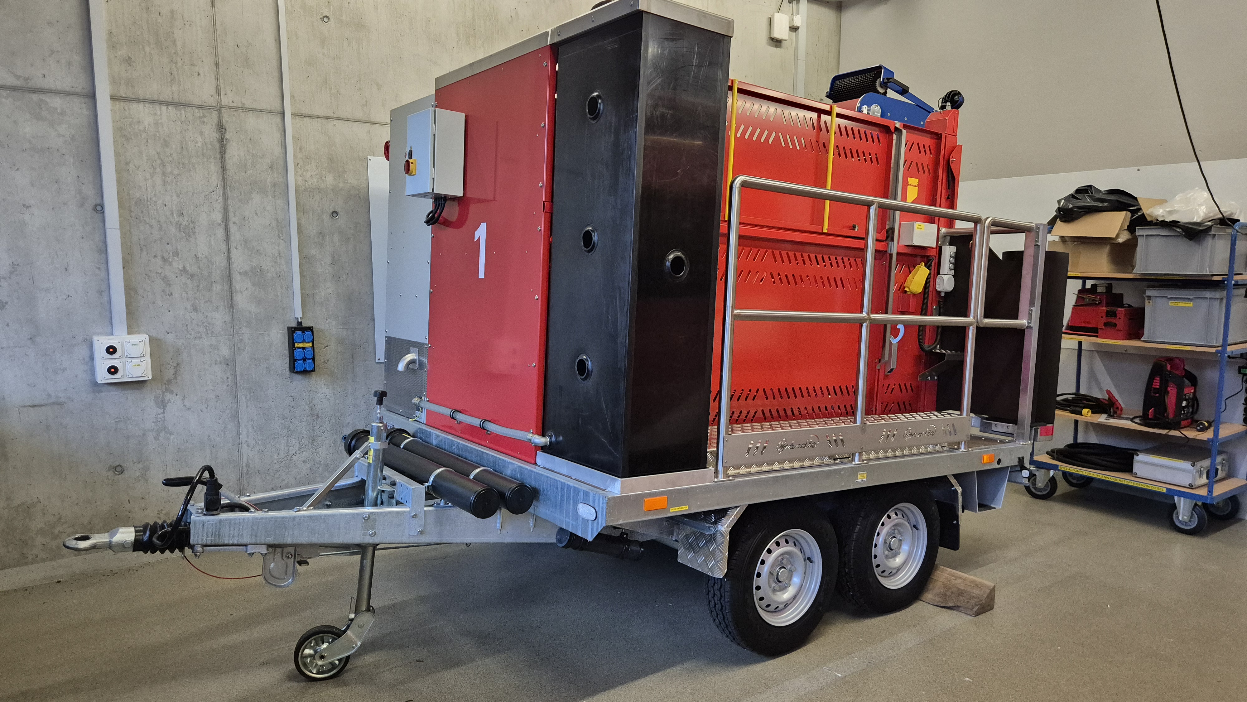 Neuer Schlauchverleger