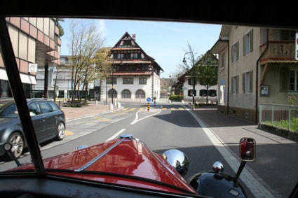 Auf der Heimfahrt nach Baar
