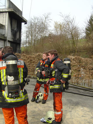 Die ersten Spuren vom Brandhaus