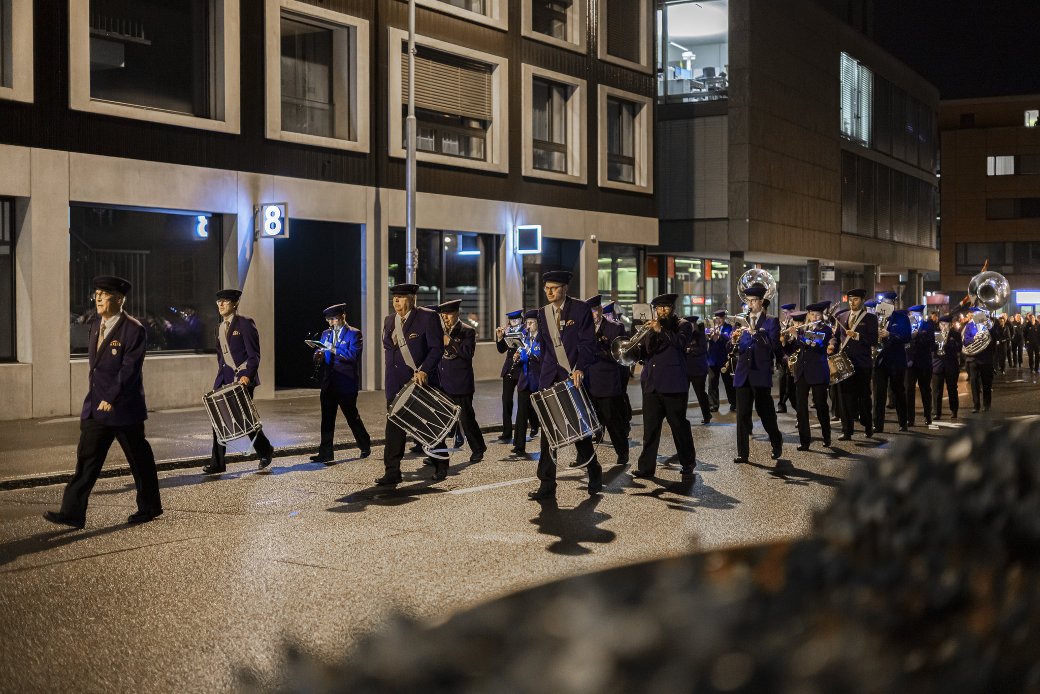 Feldmusik im Marschschritt