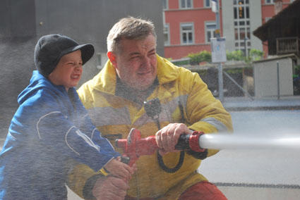 Rohrführer mit Unterstützung