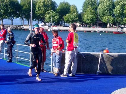 Nach dem Schwimmen