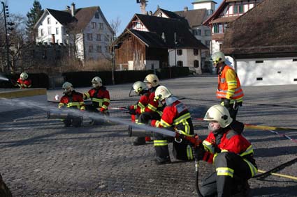 Dreifacher Löschangriff