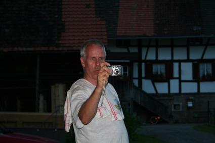 ...und der Organisator macht seine letzten Fotos.