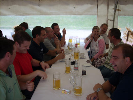 fröhliche Stimmung