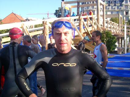 Bereit für das Schwimmen