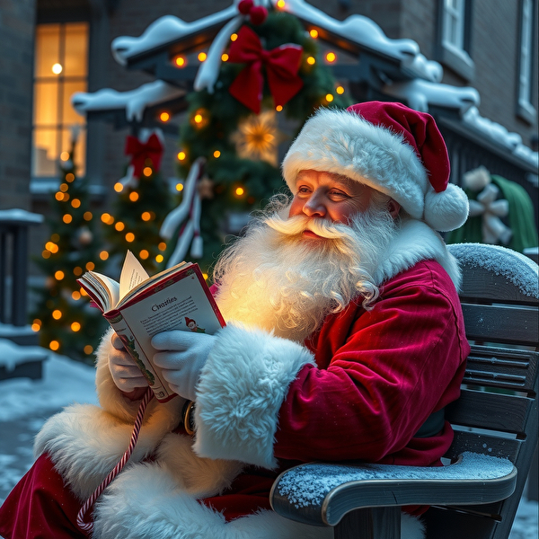 Samichlaus mit Buch