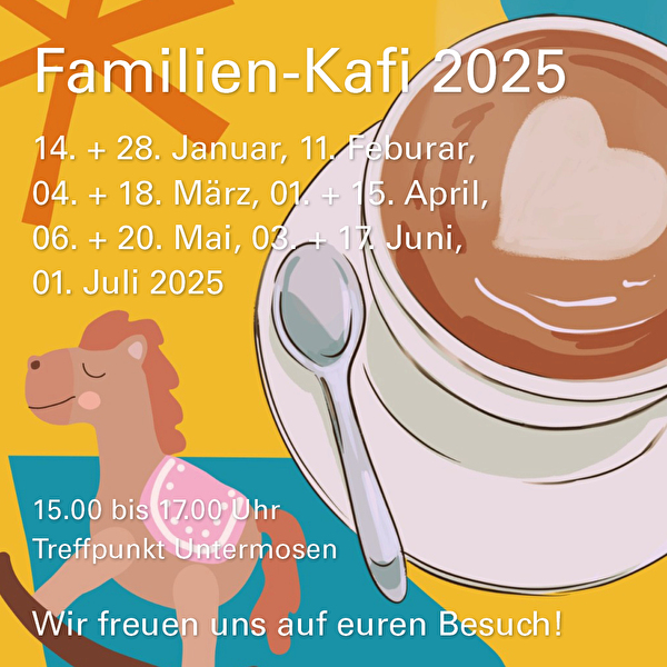Familien Kafi im Treffpunkt Untermosen in der Freizeitanlage