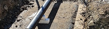 Leitung für Fernwärme-Netz