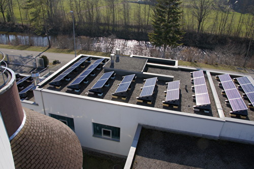 PV-Anlage auf ARA-Dach