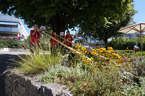 Alphorn am 1. August