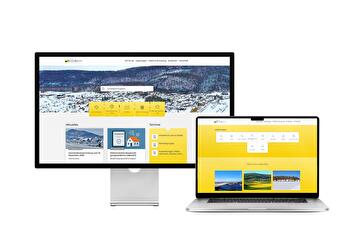 Desktop- und Tablet-Ansicht Webauftritt Gemeinde Metzerlen
