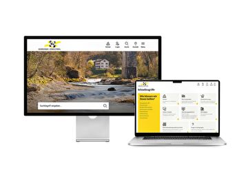 Desktop- und Tablet-Ansicht Webauftritt Gemeinde Jonschwil