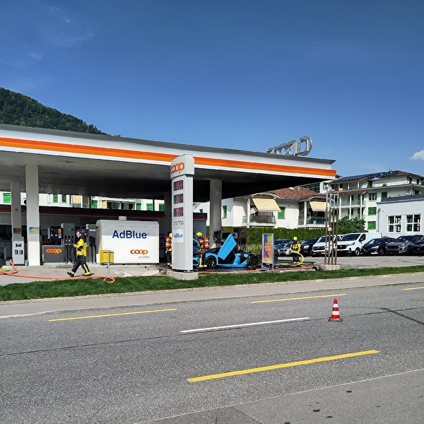 2026/17: Oberarth, Gotthardstrasse, Fahrzeugbrand
