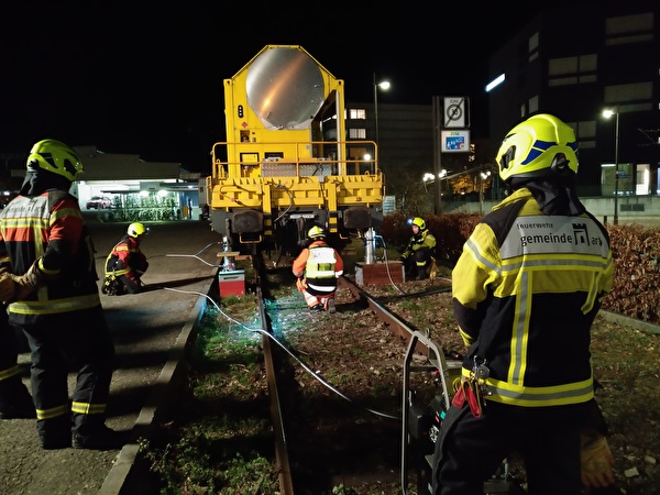 Bahnwehrübung mit LRZ in Rotkreuz