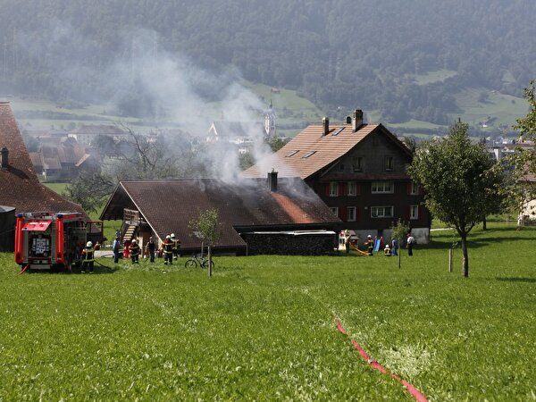 Brand Sonnenbergstrasse Arth