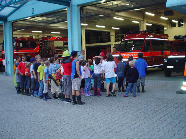 Und schon war wieder Schluss. Abtreten Ferienpass 09