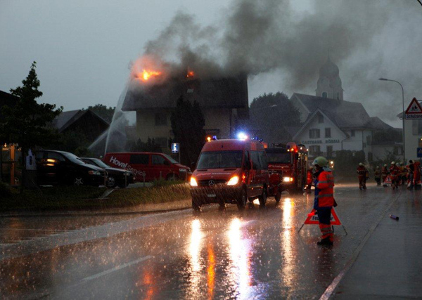 Brand Post in Lauerz