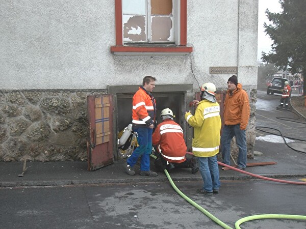 Einsatz Atemschutz, Brand Luxram