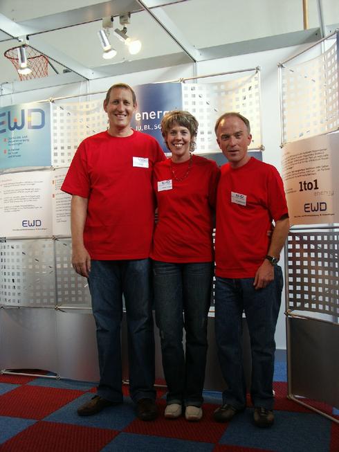 von links: Peter Stotzer, Claudia Allemann, Gerhard Mühlheim