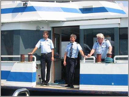 Die Crew der Schifffahrtsgesellschaft Zugersee.