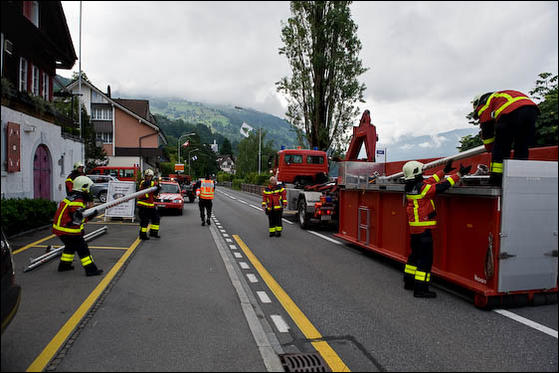 Elemente der zweiten Wasserbrücke auf der Hydrosub.