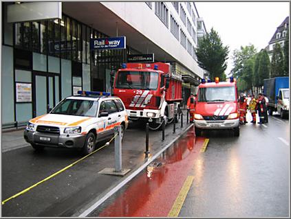 Die FFZ wird zu den zugeteilten Einsatzorten geführt.