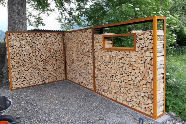 Holzbeige