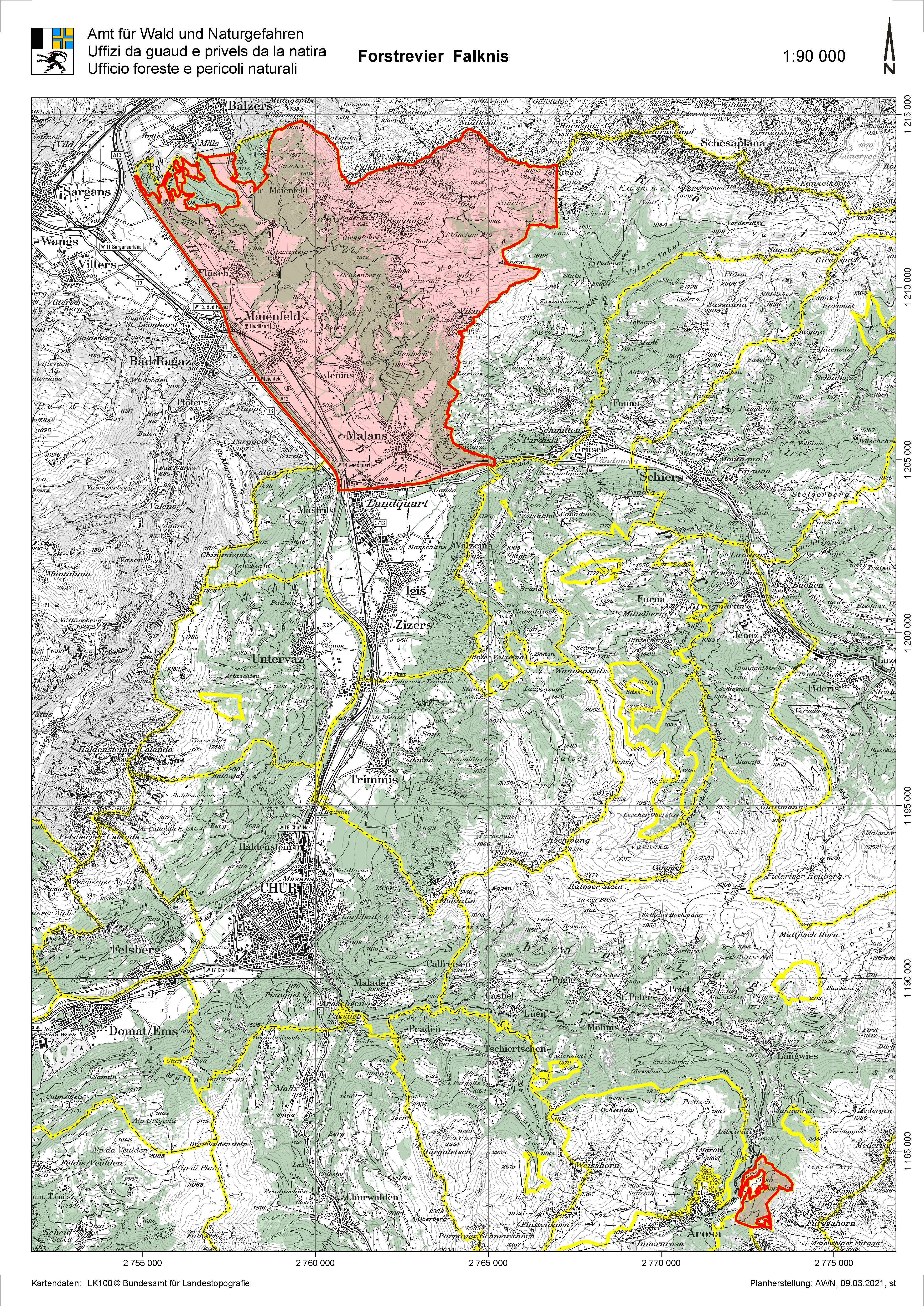 Forstrevier ZVF