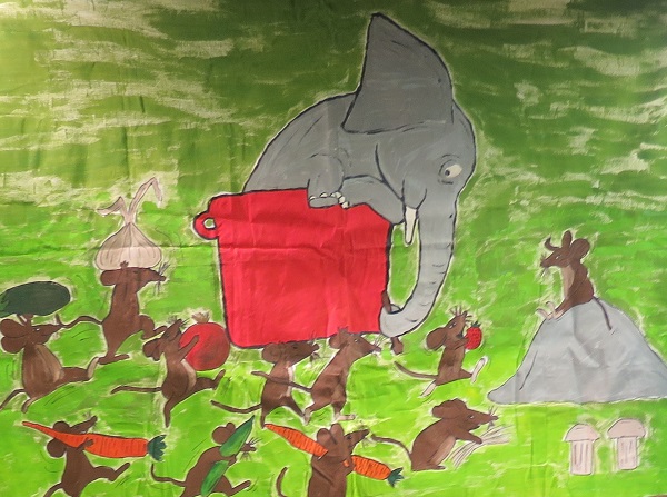 Bild Elefant im Kochtopf