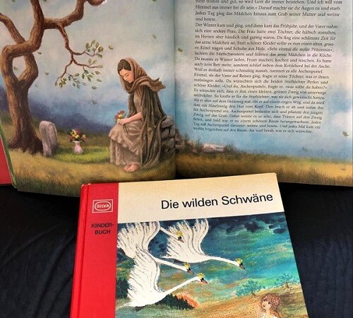 Märchenbuch die wilden Schwäne.
